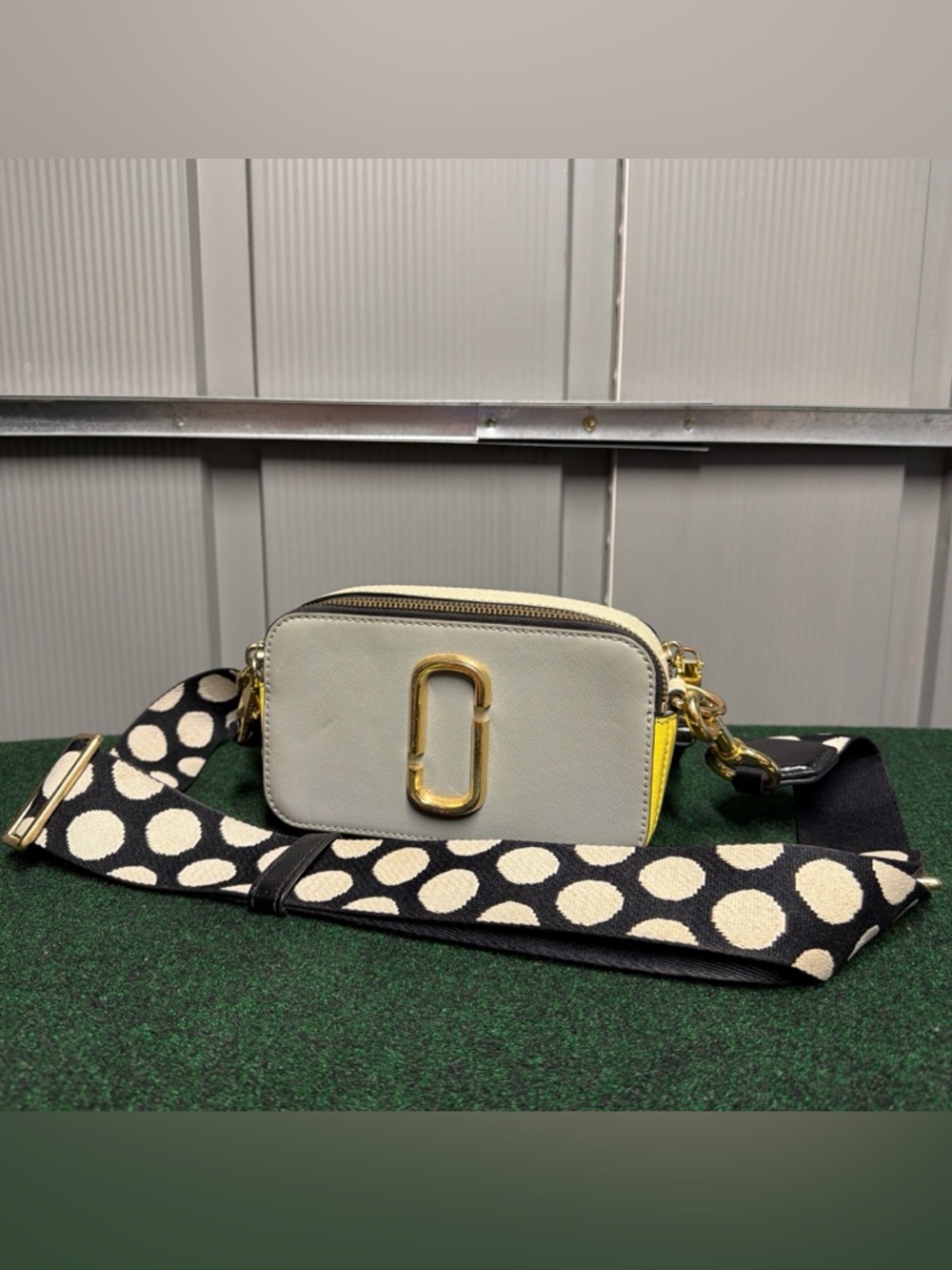 Marc Jacobs The Snapshot Crossbody Bag Polka Dot Strap